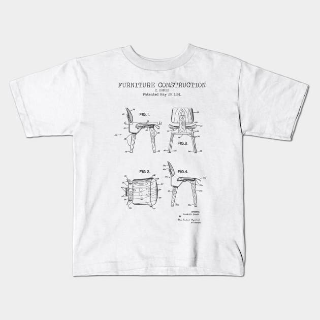 EAMES CHAIR Kids T-Shirt by Dennson Creative